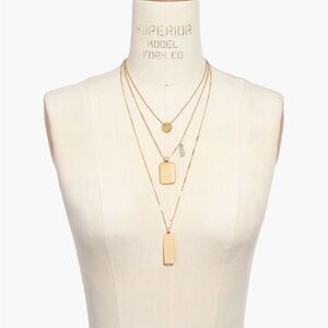 Madewell Treasure Pendant Necklace Set